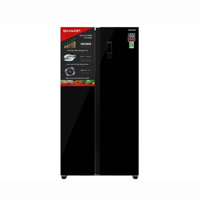 Tủ lạnh Sharp Inverter 532 lít Side By Side SJ-SBX530VG-BK